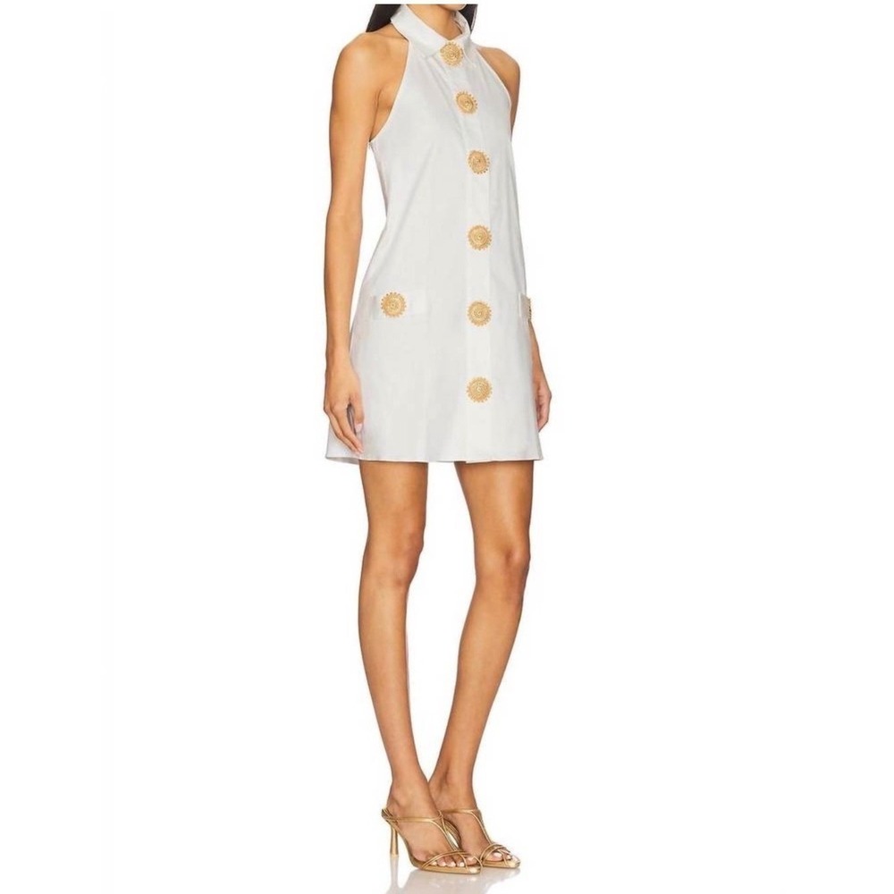 My Beachy Side Amber Mini Dress – White size Medium NWT - Picture 3 of 7